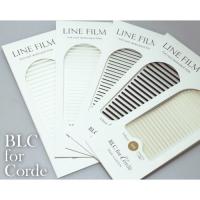 在庫限り★BLC for Corde　ラインフィルム　ブラック　2mm (不透明)