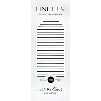 BLC for Corde　ラインフィルム　ブラック　0.8mm (不透明) ★お取り寄せ★