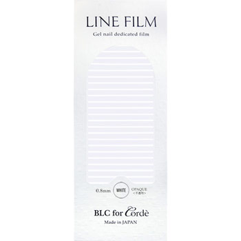 BLC for Corde　ラインフィルム　ホワイト　0.8mm (不透明)　★お取り寄せ★