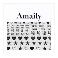Amaily　LOVEメッセージ　黒　No.2-5