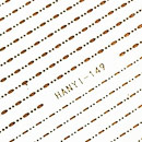 ネイルシール　飾りライン　ゴールド (HANYI-149)