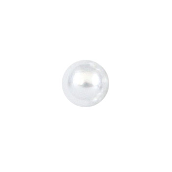 MsNail 穴なし 球体パール  ホワイト 1.5〜6mm