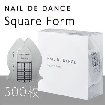 NAIL DE DANCE　スクエアフォーム 1ロール　500枚　★お取り寄せ★