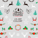 ネイルシール　クリスマスナイト　CA-089