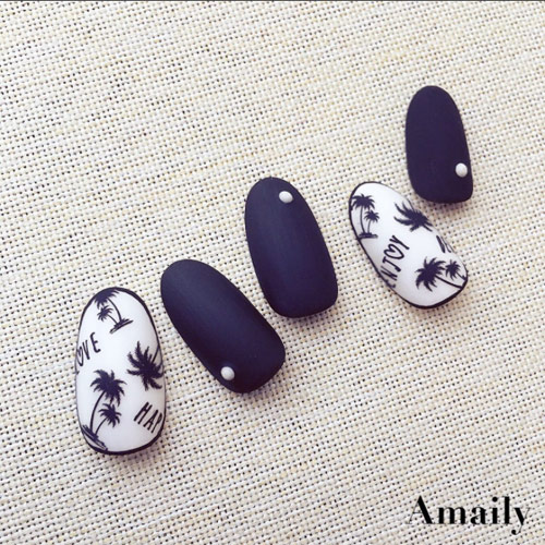 ネイル用品激安通販ショップ Msnail Amaily アメイリー ヤシの木 黒 No 3 17 お取り寄せ