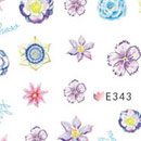 ネイルシール　7月の誕生花　(E343)