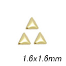【MsNail】メタルスタッズ　トライアングル　ゴールド　1.6x1.6mm (50P)